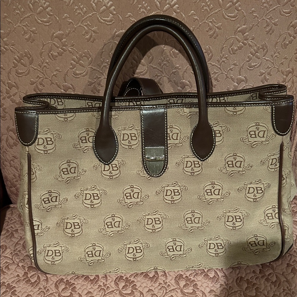 Dooney & Bourke Tan and Brown Men's Briefcase